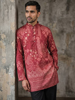 Jompers - Traditional Cotton Blend Printed Kurta