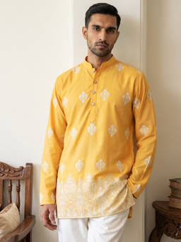 Jompers - Cotton Blend Ethnic Printed Kurta