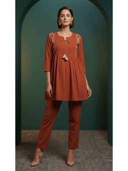 Autumnlane - Rushali Mojo Embroidered Work Co-Ord Set