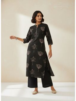 Autumnlane - Swades Carbon Cotton Kurta With Pant