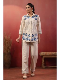 Autumnlane - Viyona Dove Embroidery Cotton Cord Set