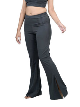 MLADA - Women's Grey Stretchable Active Pant