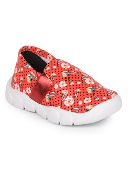 LIBERTY - Lucy & Luke Flynn 32 Kids Non Lacing Casual Shoes Red