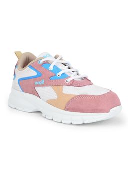 LIBERTY - Leap7x Jeeva 24 Kids Sports Lacing Peach