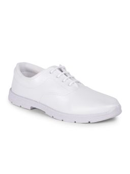 LIBERTY - Prefect S Boy Kids Lacing School Shoes White
