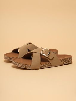 ERIDANI - Perry Beige Slip-On Flats