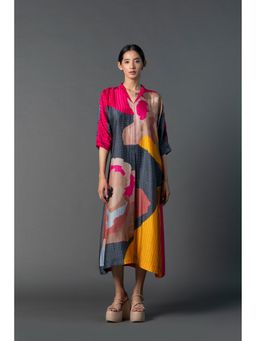 clos - Multi-Colour Contemporary Print Dress