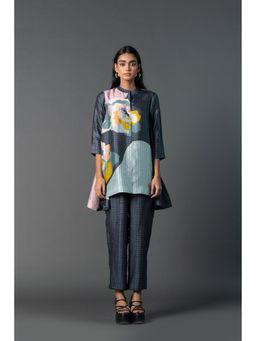 clos - Blue Finn Printed Co-Ord (Set of 2)