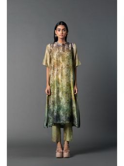 clos - Yellow Print Co-Ord (Set of 2)