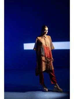 clos - Orange Comprises Co-Ord (Set of 3)