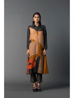 clos - Multi-Colour Contemporary Print Designed Co-Ord (Set of 3)