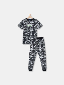 R&B - Camouflage Relaxed Boys Sleepwear Set