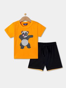 R&B - Graphic Print Relaxed Boys Sleepwear Shorts Set