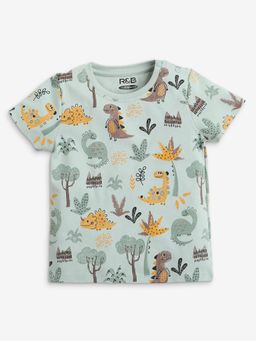R&B - Kids Printed Slim Fit Sleepwear Set