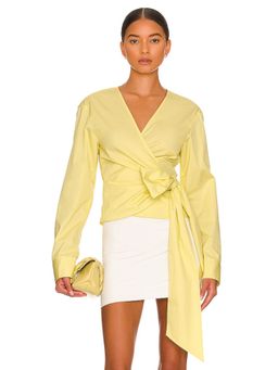L'Academie - Ester Wrap Top