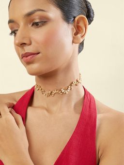 Isharya - White Veevo Choker Necklace