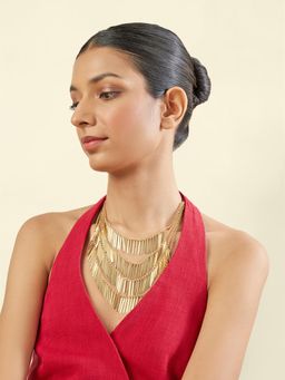 Isharya - Gold Majestade Layred Necklace