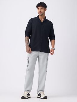The Souled Store - Smokey Grey Men Cargo