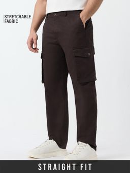 The Souled Store - Espresso Brown Men Cargo
