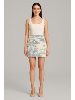 Cider - Toile De Jouy Mini Skirt