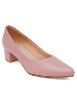 SHUZ TOUCH - Solid Heel Bellerina Peach
