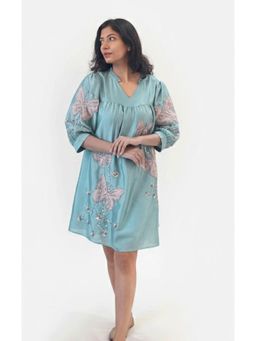 Galocher Clothing - Breezy Butterfly - Zara Silk Embroidered Dress