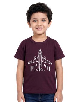 Nite Flite - Airplane Graphic Kids Cotton T-Shirt