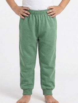 Nite Flite - Giza Green Printed Kids Cotton Joggers