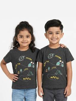 Nite Flite - Camp Trail Printed Kids Cotton T-Shirt