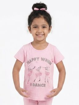 Nite Flite - Dance Lover Printed Kids Cotton T-Shirt