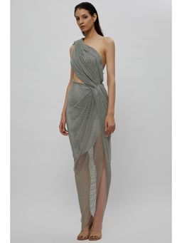 Deme - Penny Off Shoulder Dress with Waist Cut Out