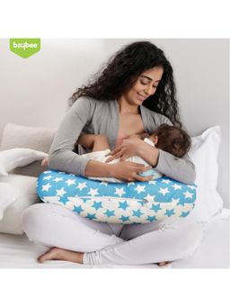 BAYBEE - Blue Feeding Pillow Full Body Support (18-24 Months)
