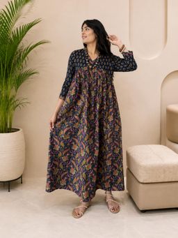 Maaesa - Multi-Color Floral Regular Dress