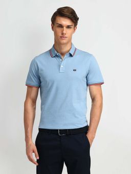 Arrow Sports - Men Regular Fit Solid Polo Shirt