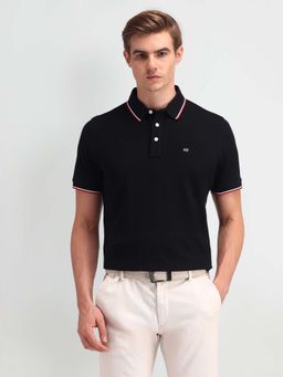 Arrow Sports - Men Solid Regular Fit Polo Shirt