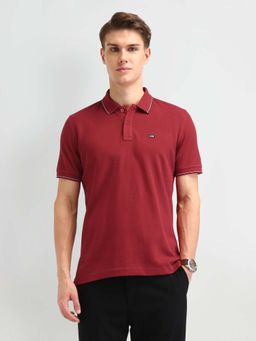 Arrow Sports - Men Slim Fit Solid Polo Shirt