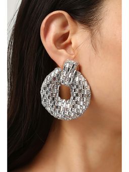 MINJI AND CO. - Silver Dream Drop Earrings With Elegant Design