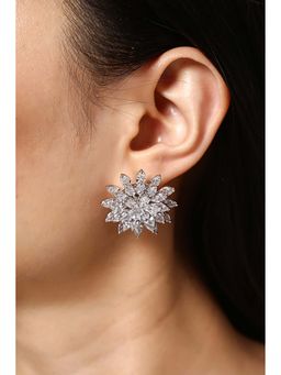 MINJI AND CO. - Gold Tone Aurora Flare Earrings With Elegant Design