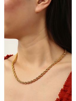 MINJI AND CO. - Gold Tone Sleek Chain With Minimal Design