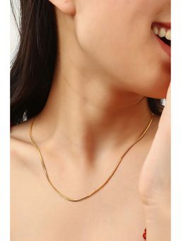 MINJI AND CO. - Gold Tone Elegant Chain With Smooth Shine