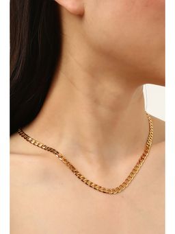 MINJI AND CO. - Gold Tone Minimal Link With Stylish Appeal