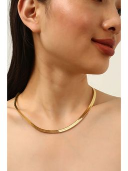 MINJI AND CO. - Gold Tone Lightweight Chain With Timeless Design