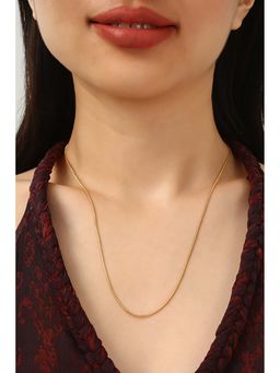 MINJI AND CO. - Gold Tone Contemporary Chain With Polished Look