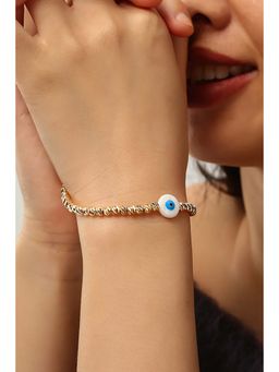 MINJI AND CO. - Gold Plated Gold Evil Eye Bracelet With Elegant Finish