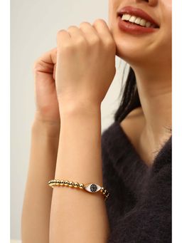 MINJI AND CO. - Gold Plated Nazar Luxe Bracelet With Elegant Finish