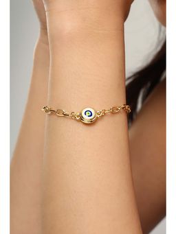 MINJI AND CO. - Gold Plated Sweet Protection Bracelet With Elegant Finish