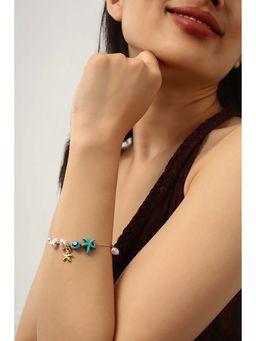 MINJI AND CO. - Gold Plated Hope Bracelet With Elegant Finish