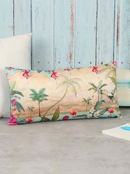 India Circus by Krsnaa Mehta - Oriental Jibe Blended Velvet Cushion Cover