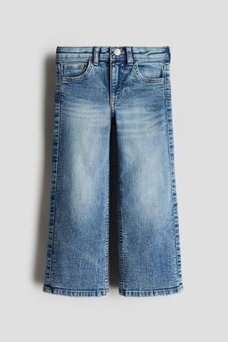 H&M - Girls Blue Superstretch Wide Leg Jeans