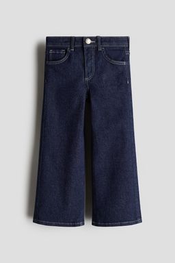 H&M - Girls Blue Superstretch Wide Leg Jeans